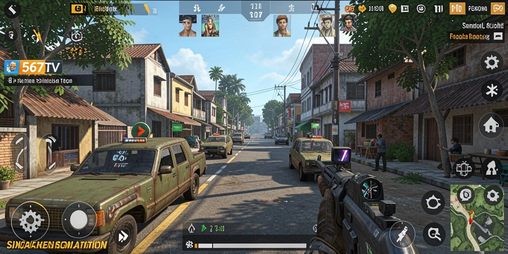 Tampilan gameplay menarik dari 567TV yang menampilkan simulasi kehidupan.