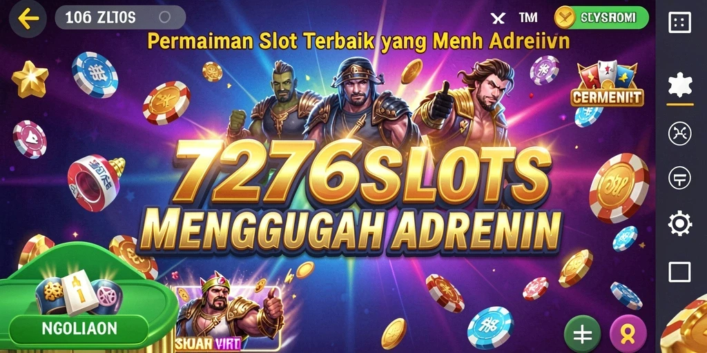 Gameplay seru dalam 7276SLOTS dengan grafis yang menakjubkan.