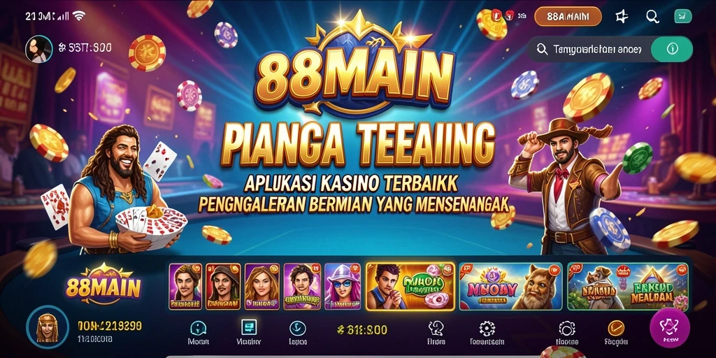 Tampilan gameplay menarik dari 88MAIN dengan berbagai permainan kasino.