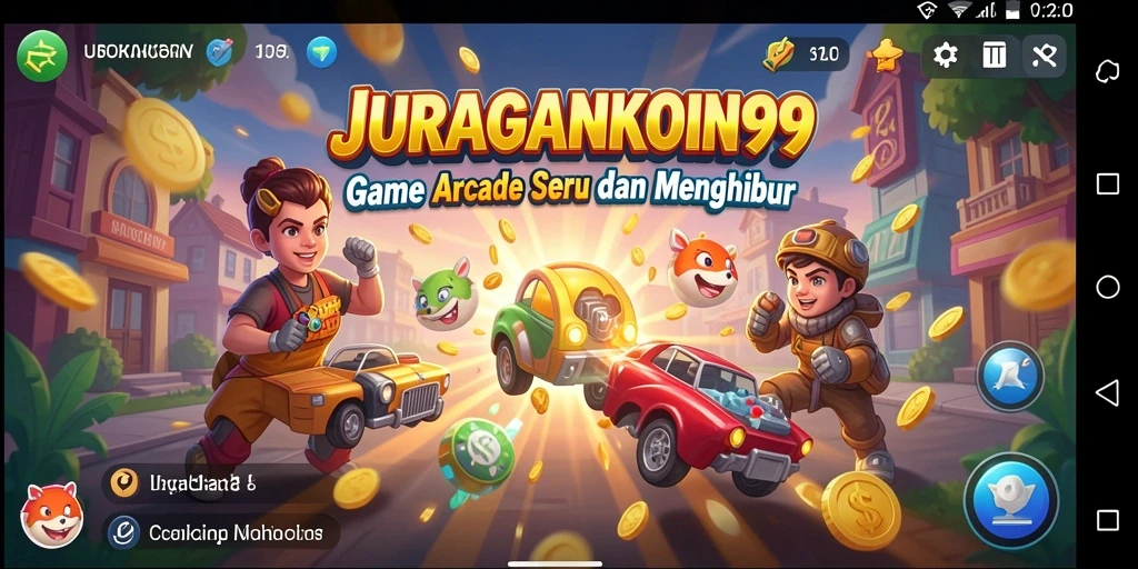 Tangkapan layar gameplay <strong>JURAGANKOIN99</strong> yang penuh aksi dan warna.