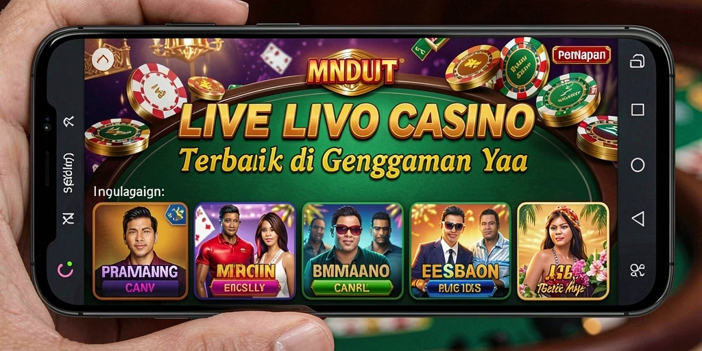 Tampilan gameplay Live Casino MNDUIT yang menarik dan interaktif.