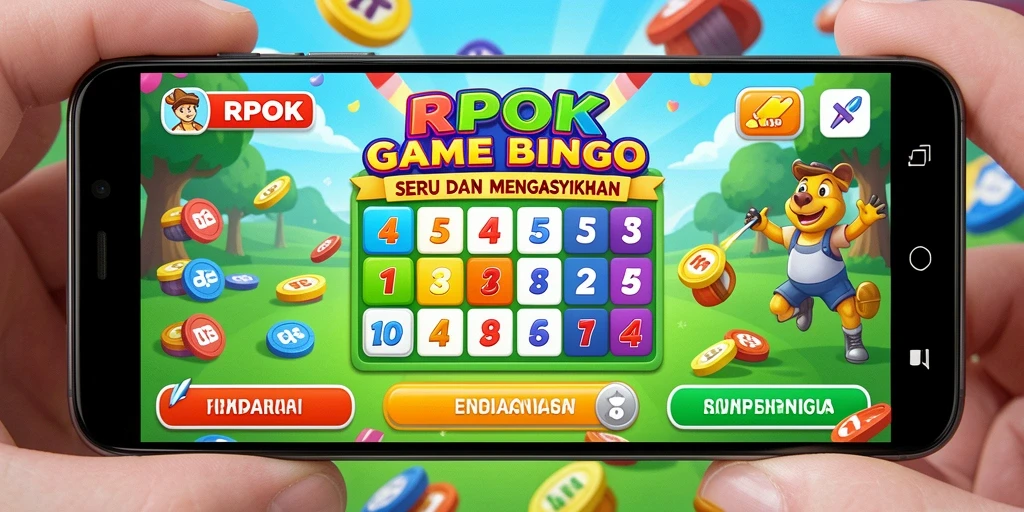 Tampilan bermain Bingo yang menarik di RPOK.